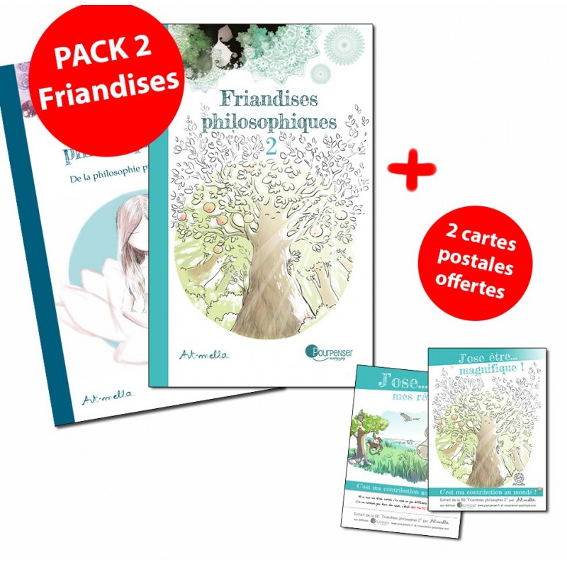 Pack 2 Friandises + cartes postales offertes