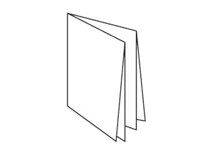 Conditionnement : pli A2 vers A4