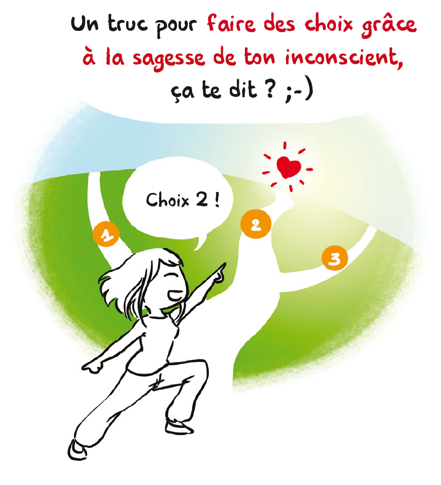 Un truc pour fairedes choix gr�ce � la sagesse de ton inconscient, �a te dit ? ;-)